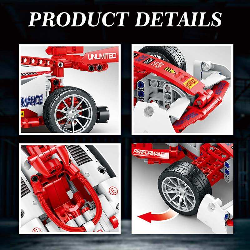 High-Speed Racing Car Building Blocks Model 448 pieces - MB012