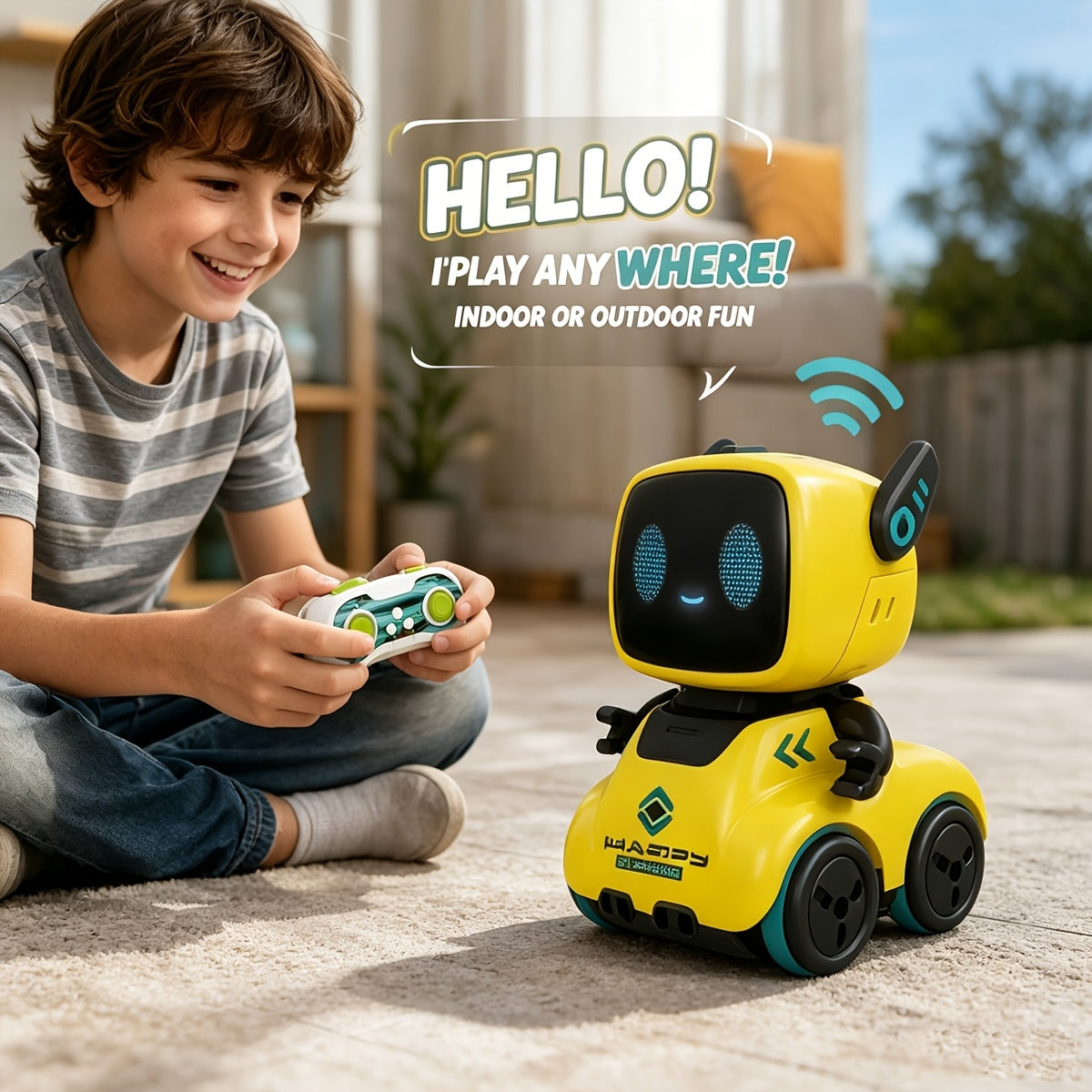 Cute Intelligent RC Smart Robot Toy with Follow Mode - 215