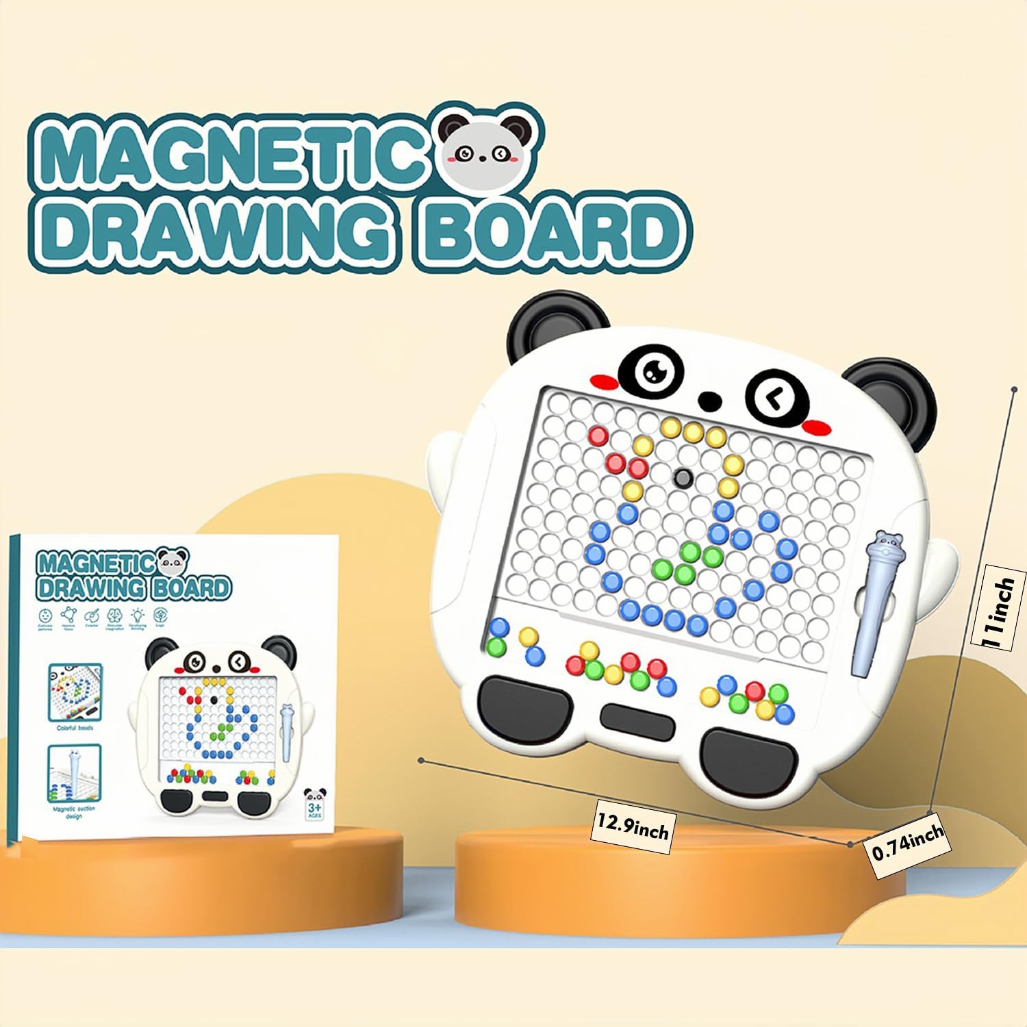 Panda Magnetic Drawing Bead Tablet - 816 - Default Title - Odeez | Educational Toys Pakistan 