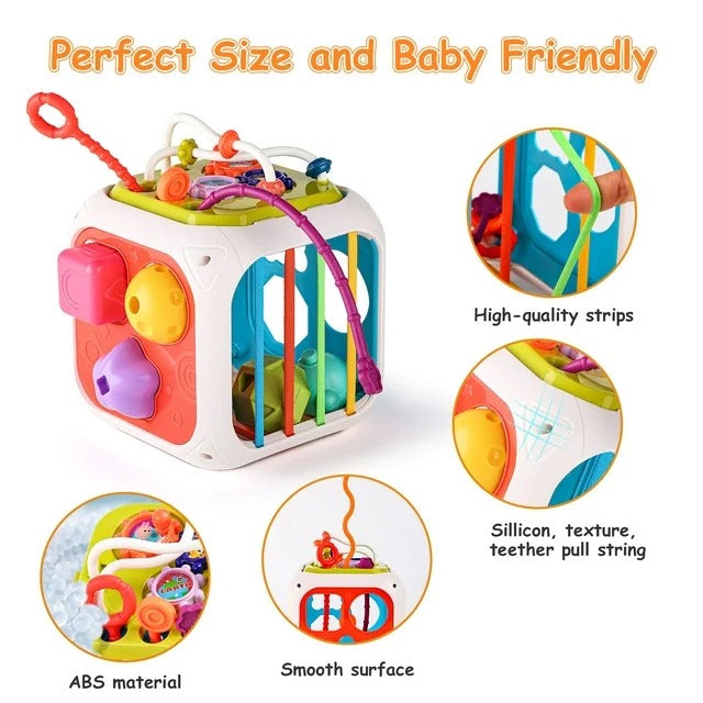 7 in 1 Multifunctional Shape Sorting Box - 862 - Default Title - Odeez | Educational Toys Pakistan 
