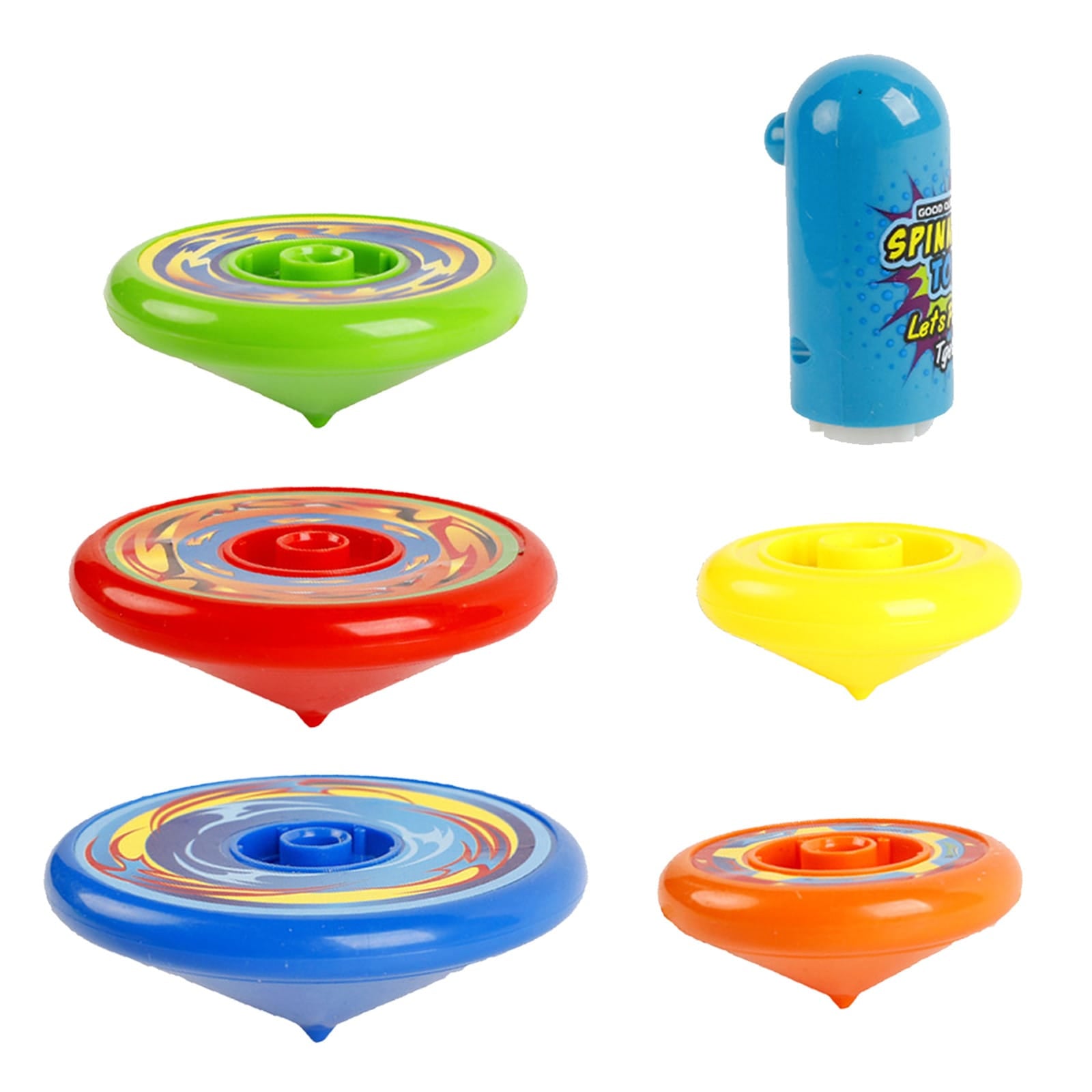 Spinning Top - Shoot Gyro Rotation Game - 5 Pieces - Default Title - Odeez | Educational Toys Pakistan 