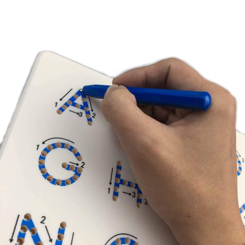 Magnetic Solid Uppercase Alphabet Tracing Magpad - 212 - Default Title - Odeez | Educational Toys Pakistan 