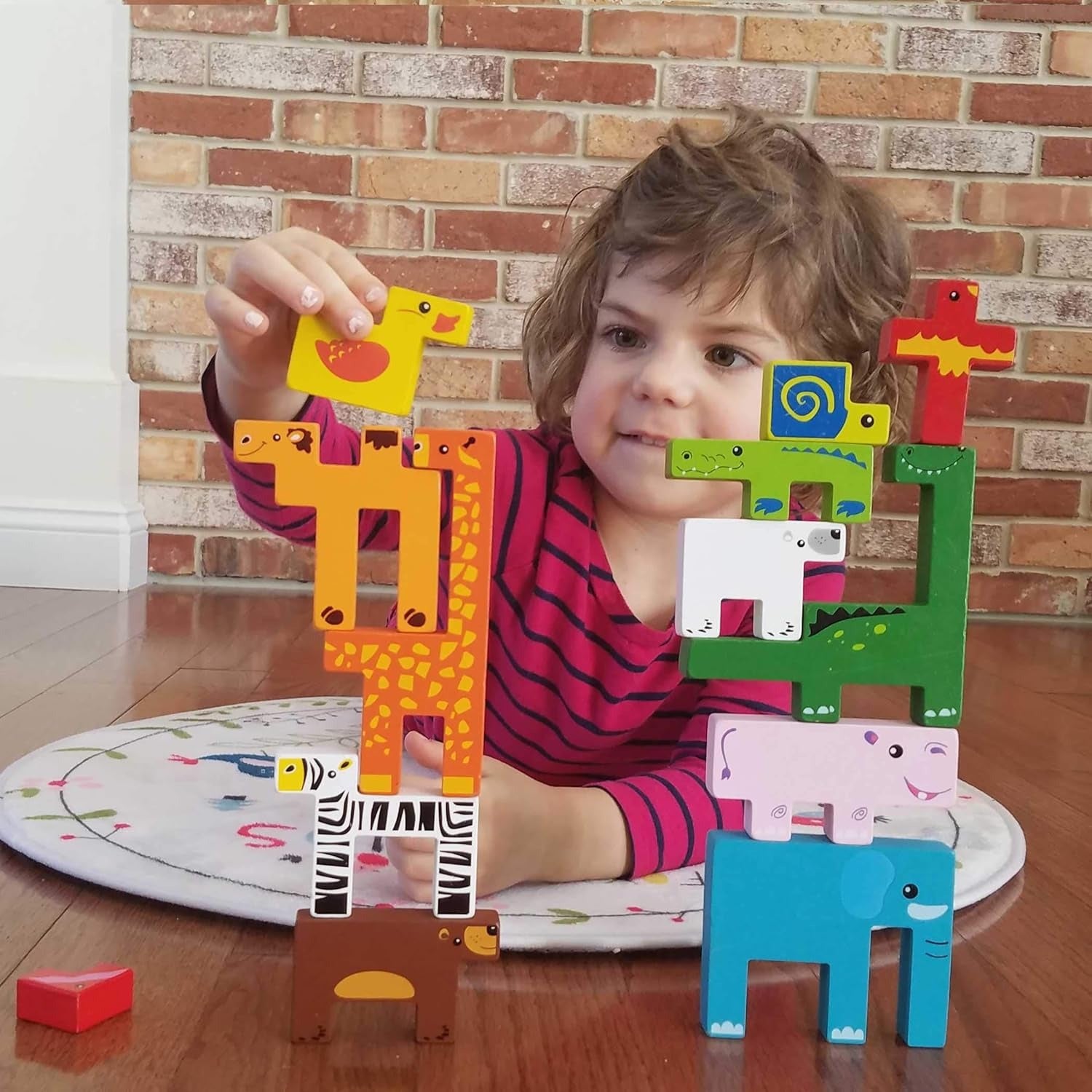 Wooden Animal Creative Challenge Puzzle Board - 298 - Default Title - Odeez | Educational Toys Pakistan 