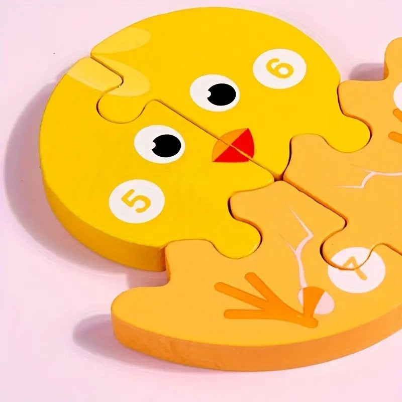 3D Cognitive Puzzle of Animal Growth - Random Animals - Default Title - Odeez | Educational Toys Pakistan 