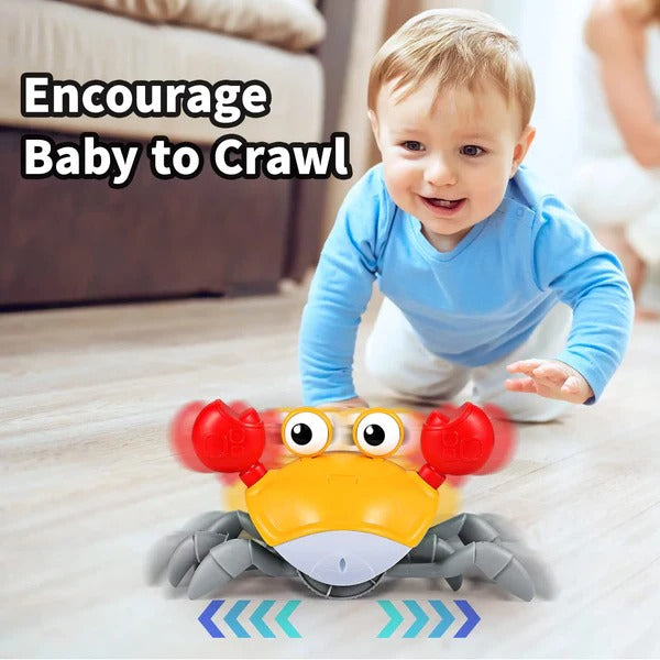 Electric Induction Rechargeable Cute Crab - 008 - Default Title - Odeez | Educational Toys Pakistan 