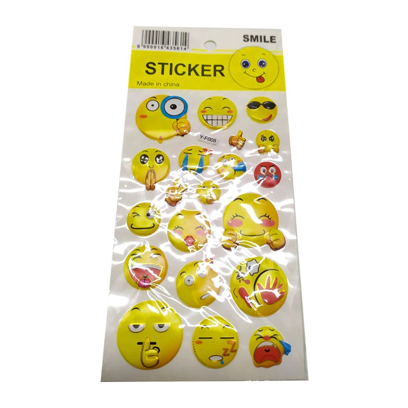 Smile Sticker Sheet Random Design - 887 - Default Title - Odeez | Educational Toys Pakistan 