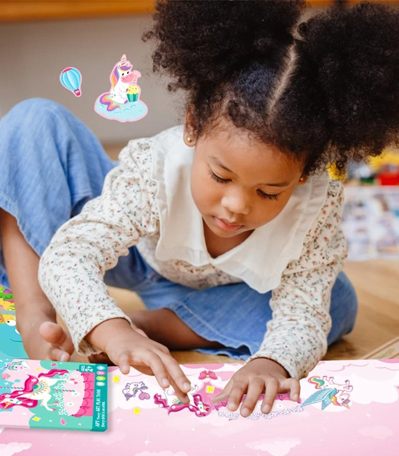 Cute Reusable Stickers Unicorn Place Book - 019 - Default Title - Odeez | Educational Toys Pakistan 