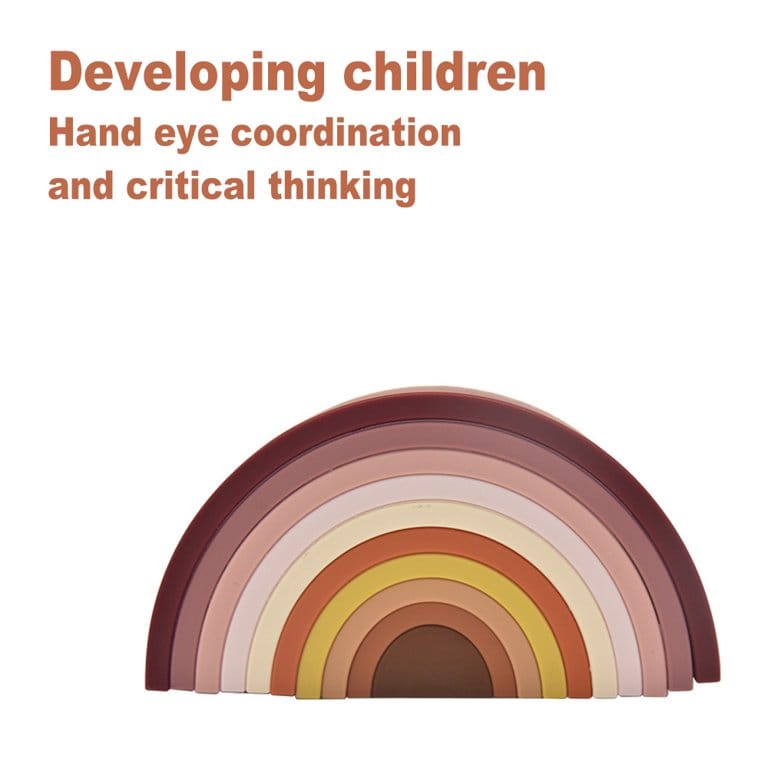 Wooden Colorful Stacking Blocks - 10 Pieces - 942 - Default Title - Odeez | Educational Toys Pakistan 