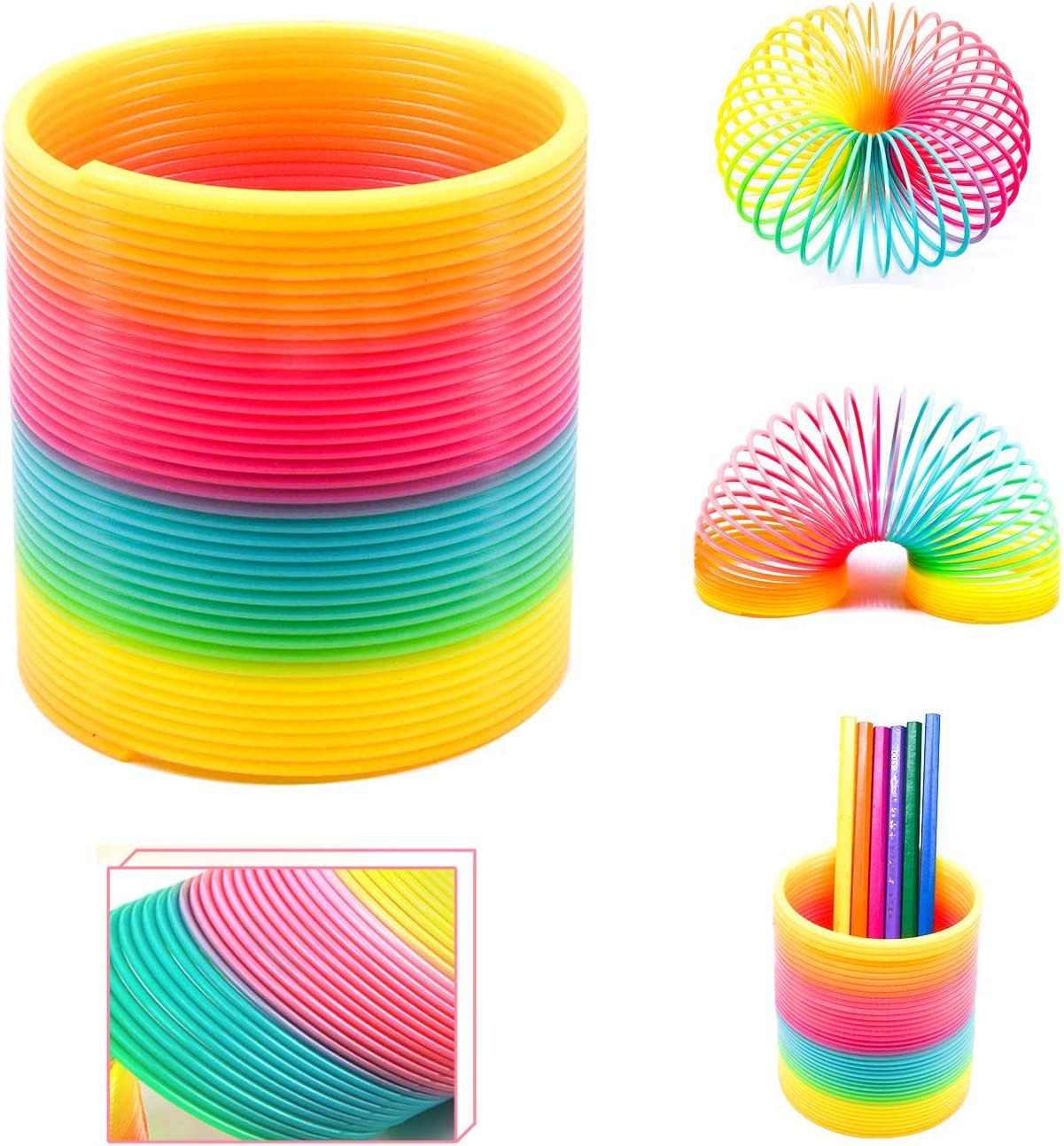 3 in 1 Rainbow Vibrant Circle Spring Set - 301 - Default Title - Odeez | Educational Toys Pakistan 