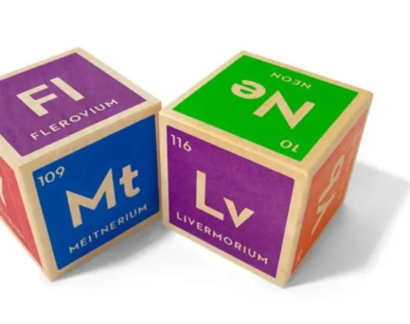 Periodic Table Elemental Wooden Blocks - 20 Pieces - Default Title - Odeez | Educational Toys Pakistan 