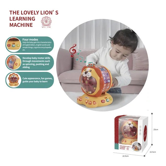 Cute Lion Learning Machine Play Set - 04W - Default Title - Odeez | Educational Toys Pakistan 
