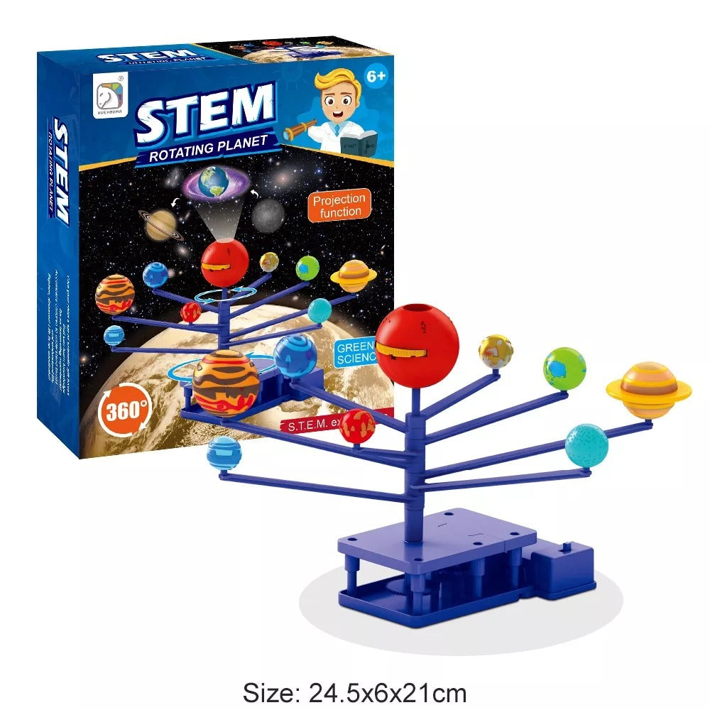 STEM Rotating Planets and Planet Projector DIY Kit - 553 - Default Title - Odeez | Educational Toys Pakistan 