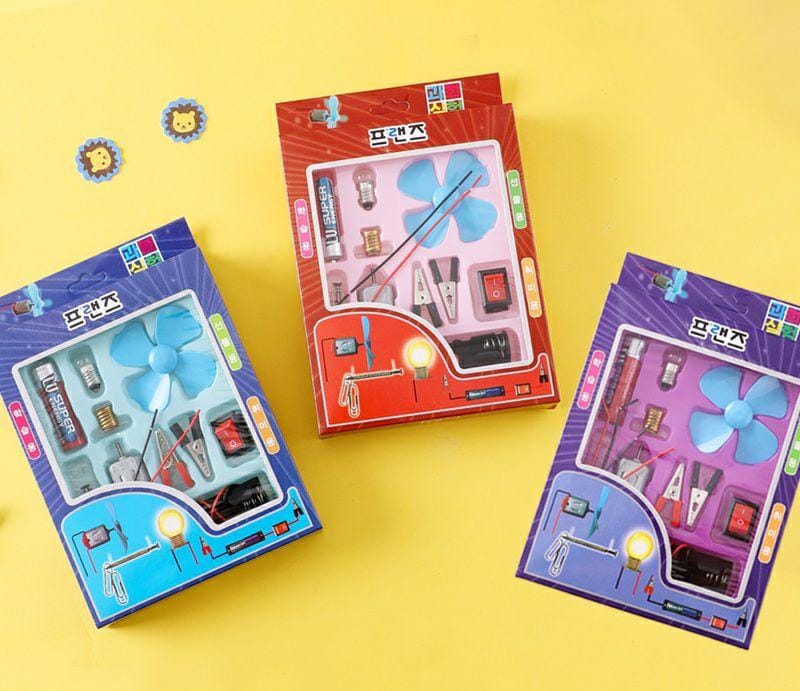 DIY Fan & Light Circuit Game Logical Science Experiment for Kids - 185 - Default Title - Odeez | Educational Toys Pakistan 