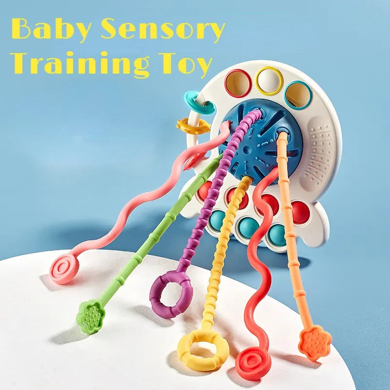 4 in 1 Pull String Motor Skills and Sensory Activity Toy - 859 - Default Title - Odeez | Educational Toys Pakistan 