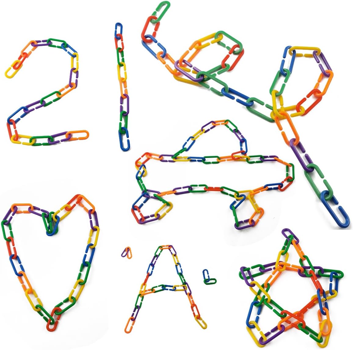 400+ PCS Interlinking C-Clip Chain Building Toy 060