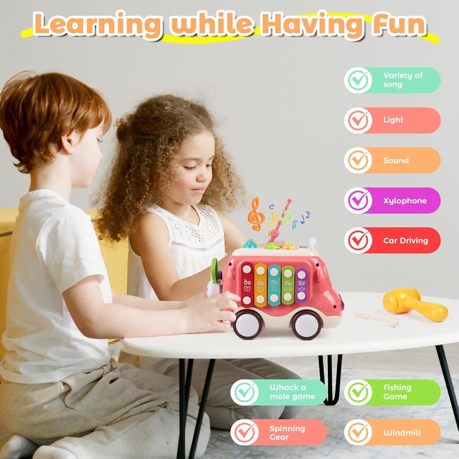 6in1 Multiple Activity and Learners Car - 986