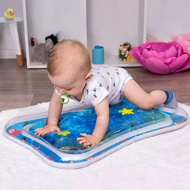 Inflatable Rectangle Water Play Mat for Infants - 885 - Default Title - Odeez | Educational Toys Pakistan 