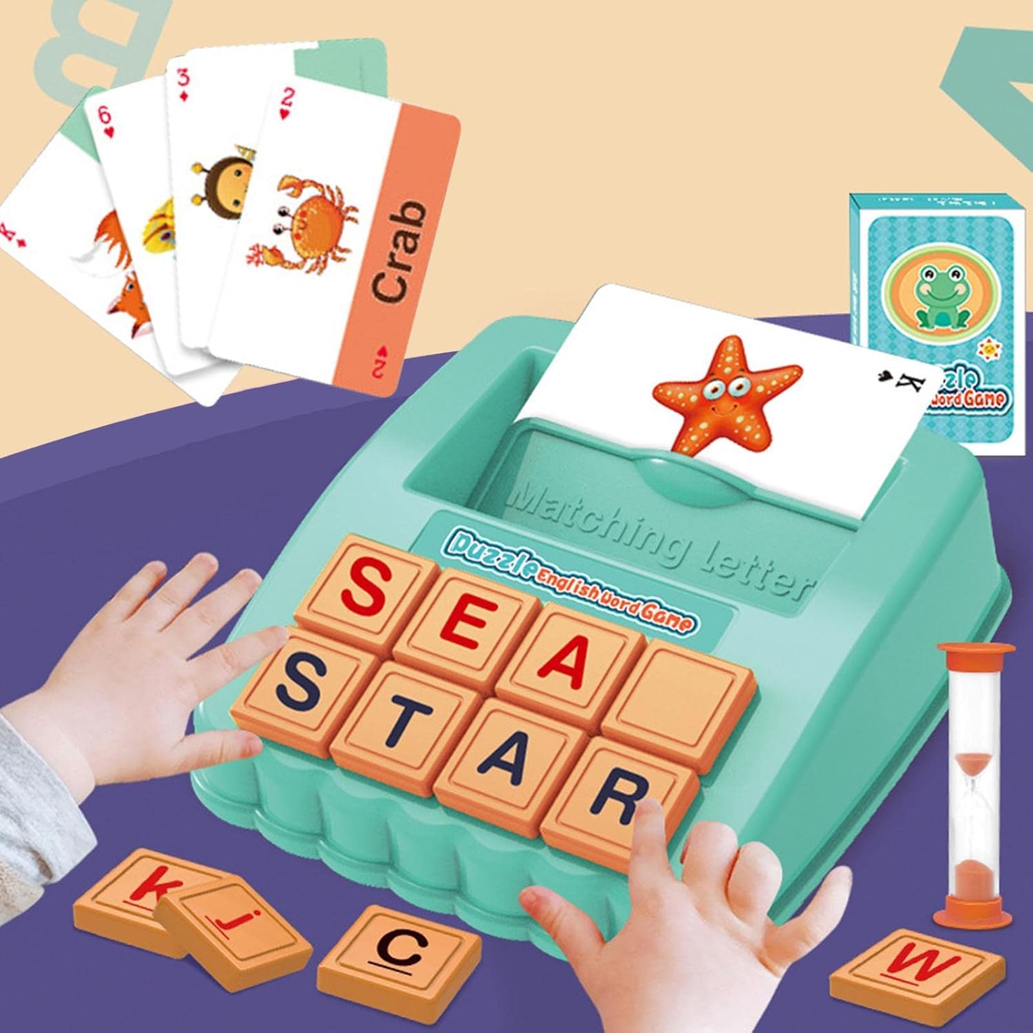 Fun Matching Alphabet Spelling Card Game - 73C - Default Title - Odeez | Educational Toys Pakistan 