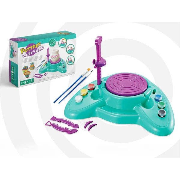 DIY Pottery Workshop Art and Craft Machine Kit - 012 - Default Title - Odeez | Educational Toys Pakistan 