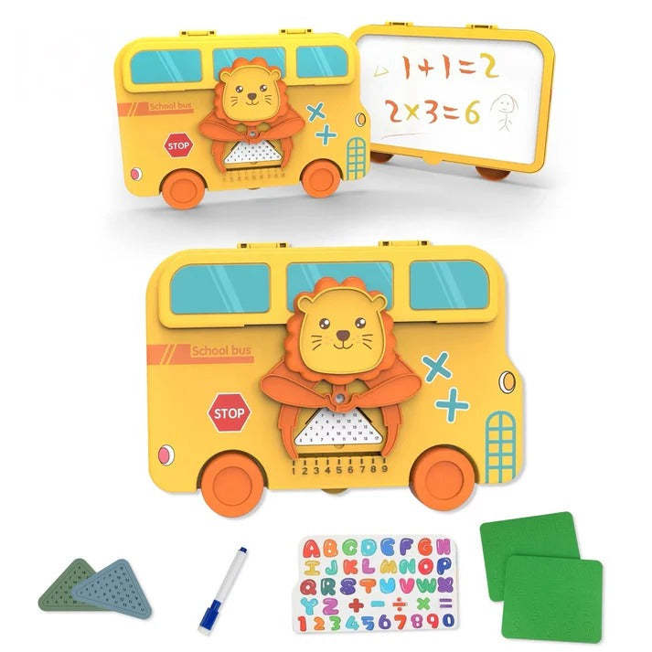 Hands-on Arithmetic Car Puzzle Drawing Board Kit - 024