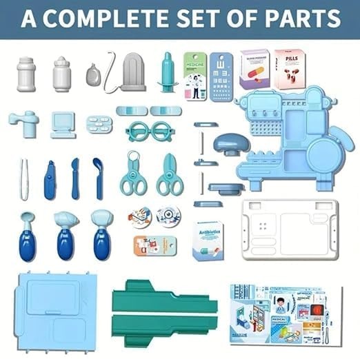 Pretend Role Play Medical Station Doctor Kit 42 pieces - 023