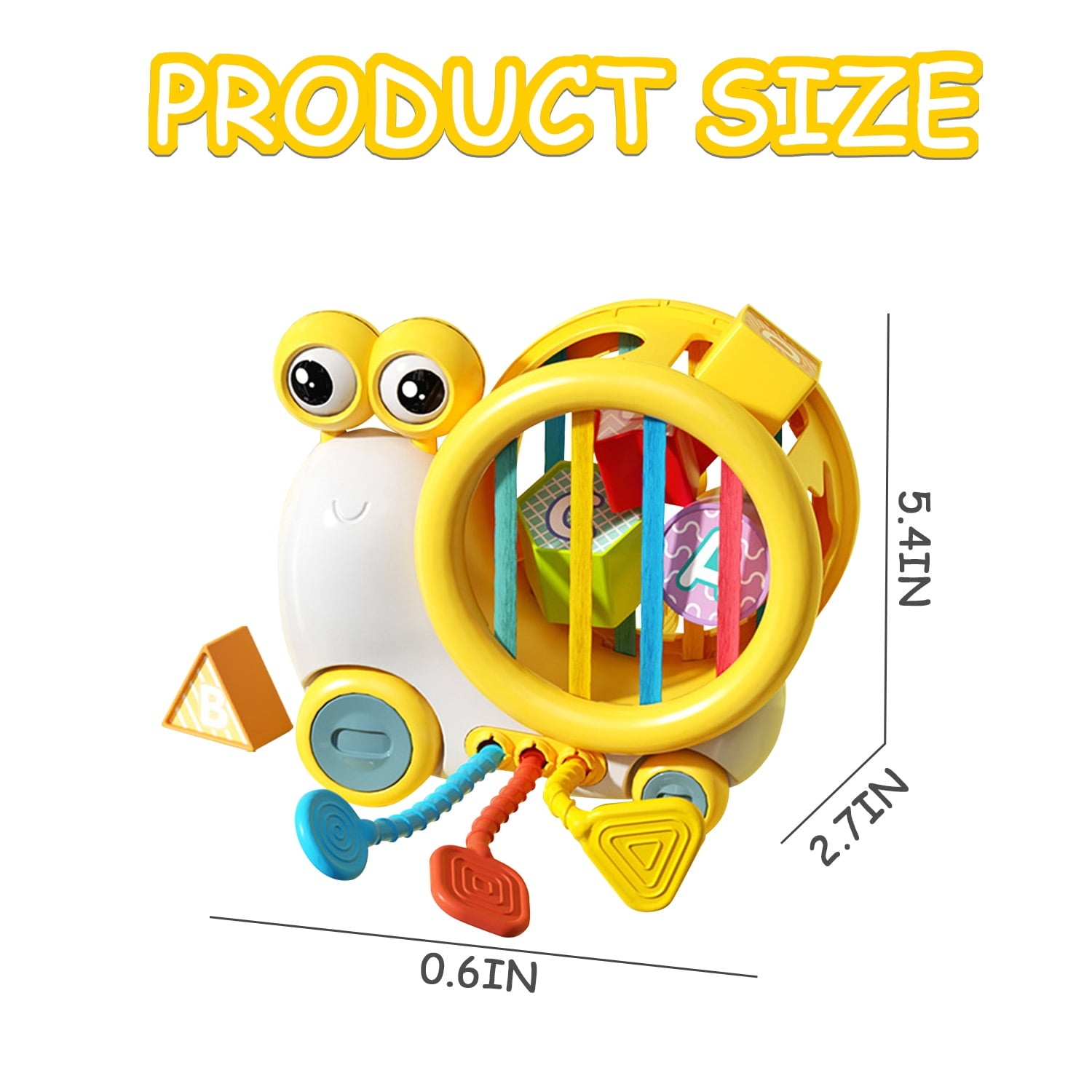 Snail Early Education Sensory Shape Sorting - 501 - Default Title - Odeez | Educational Toys Pakistan 
