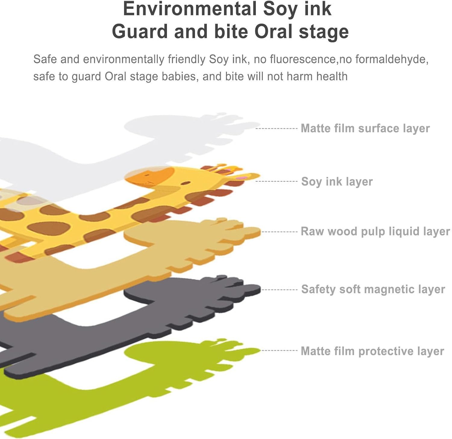 Magnetic Farm Animal Booklet for Kids - 15 pieces