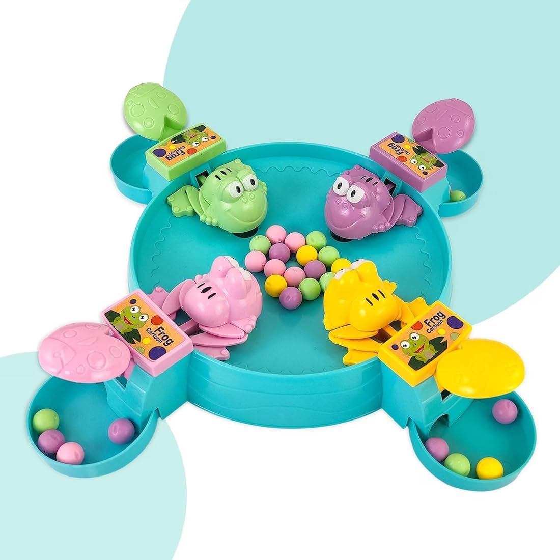 Hungry Frogs Eat Bean Activity Family Game - 201 - Default Title - Odeez | Educational Toys Pakistan 