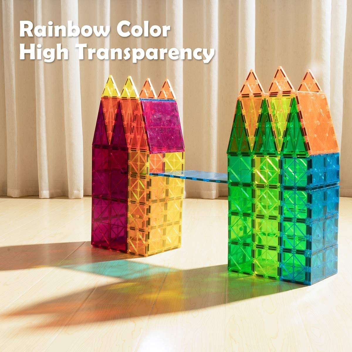 Colorful Magnetic Quality Tile Building Blocks - 877