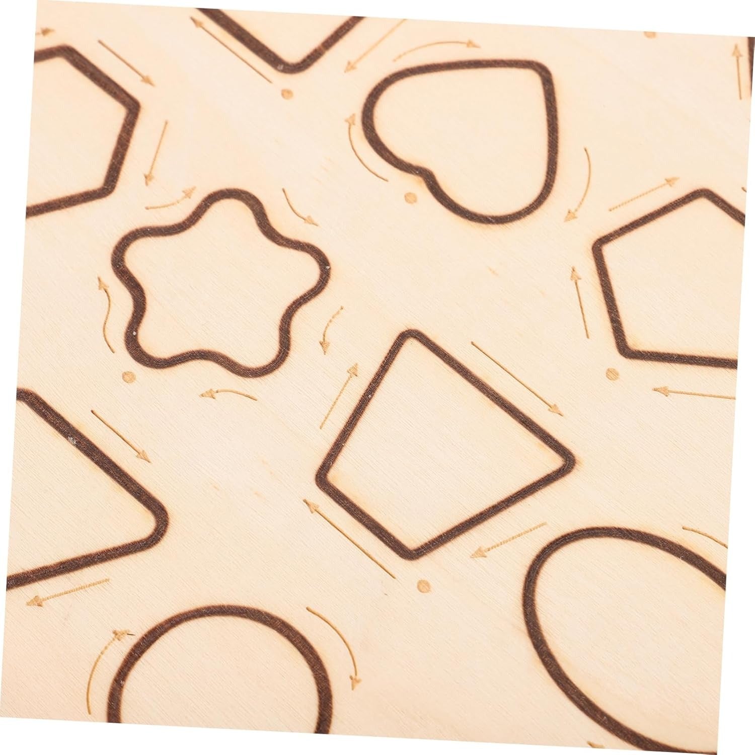 Montessori Double-Sided Number and Shapes Tracing Board - 324 - Default Title - Odeez | Educational Toys Pakistan 