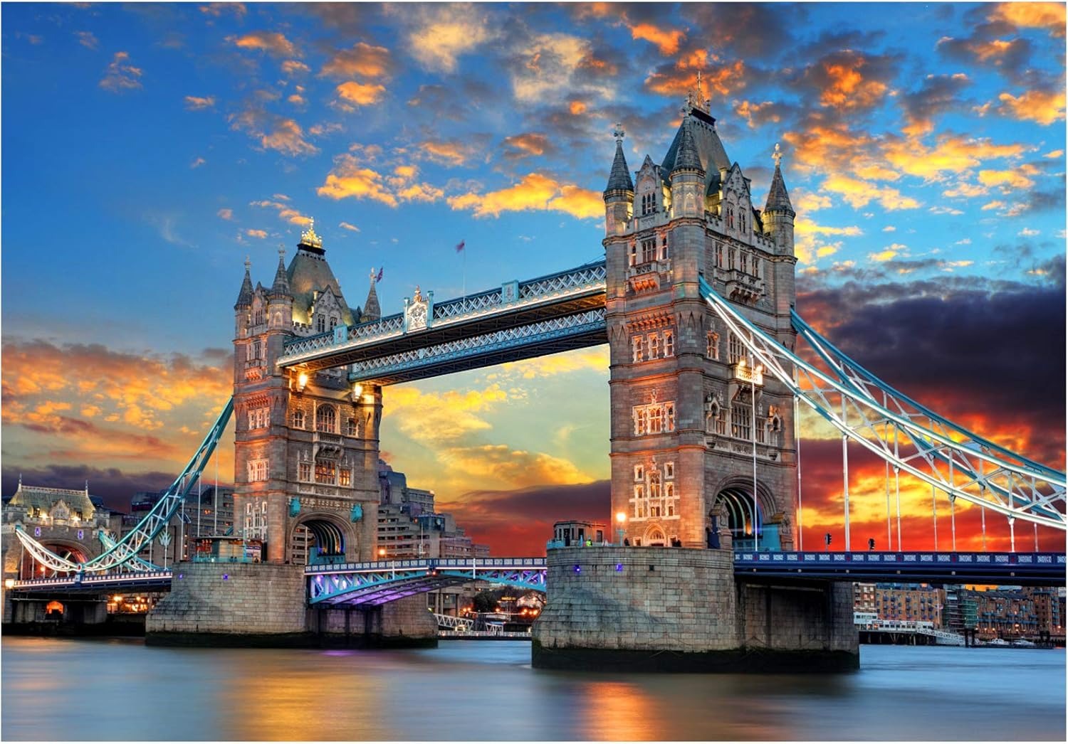 London Tower Bridge 1000 Pieces Jigsaw Puzzles - 70x50cm