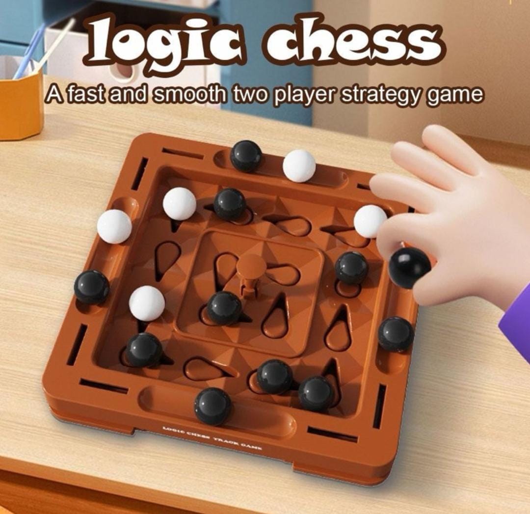 Logical Marble Chess Strategy Board Game - 08A