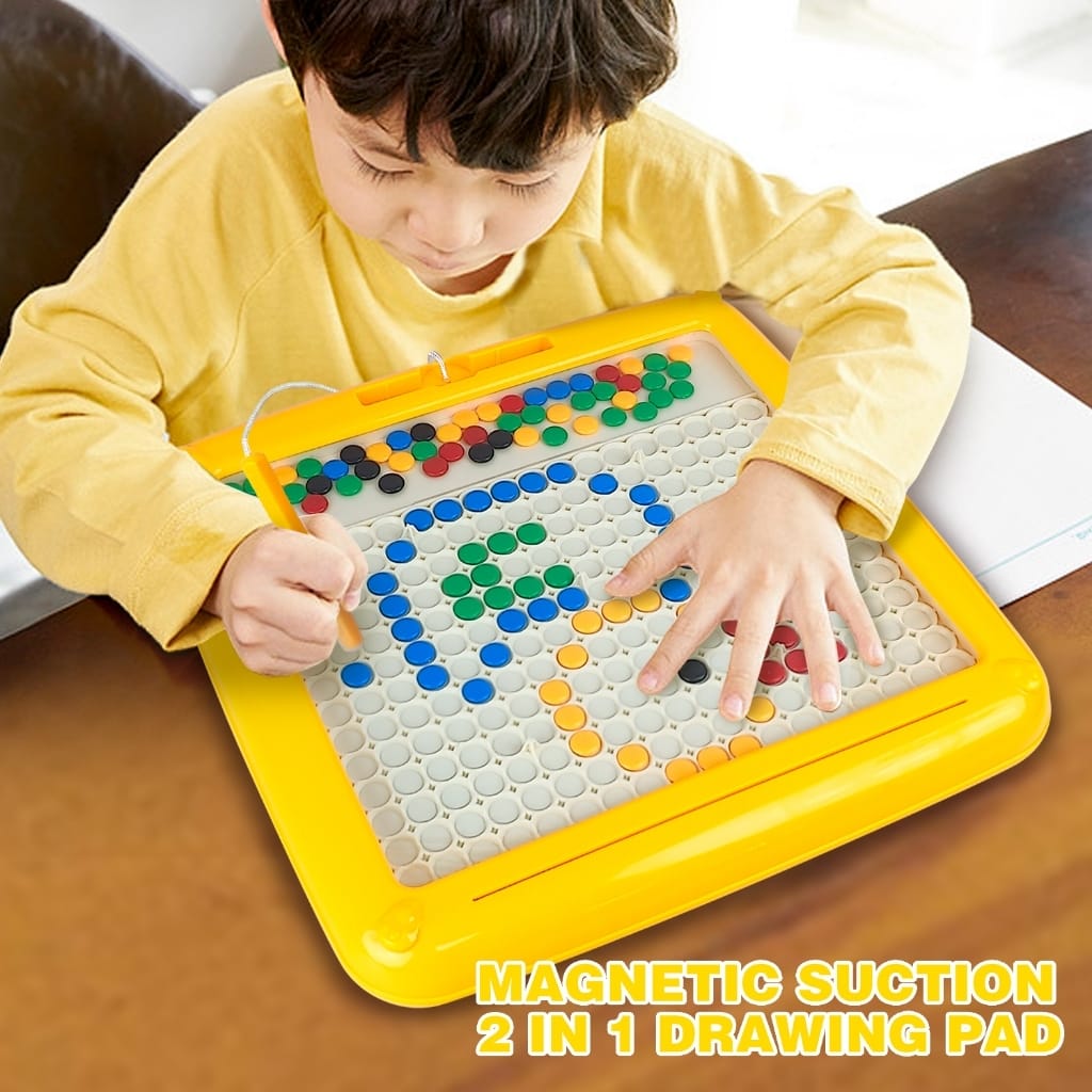 2in1 Magnetic Bead Maze Color Sorting and Drawing Board - 134 - Default Title - Odeez | Educational Toys Pakistan 