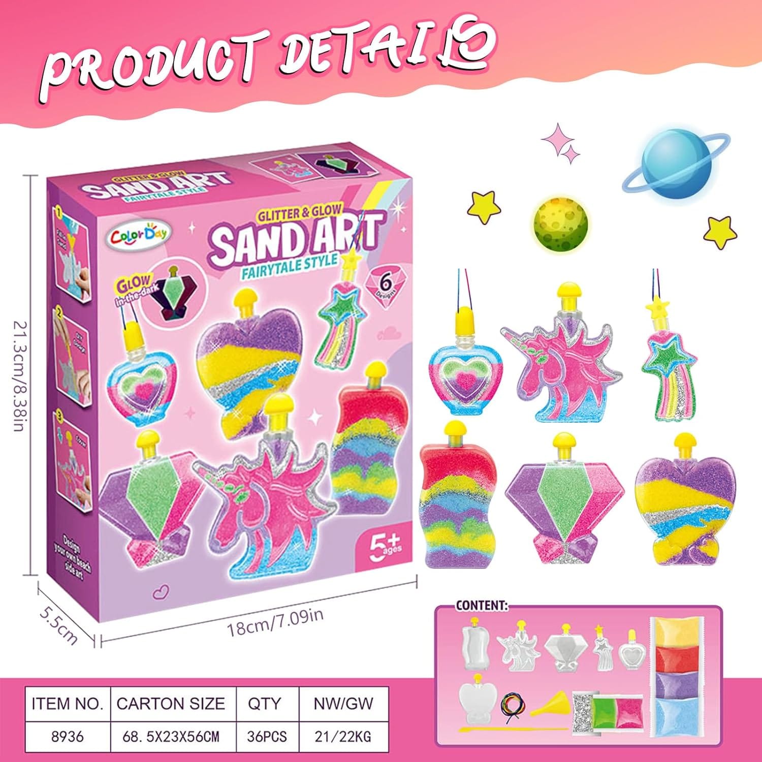 Color Day Create Your Own Sand Art - 936 - Default Title - Odeez | Educational Toys Pakistan 
