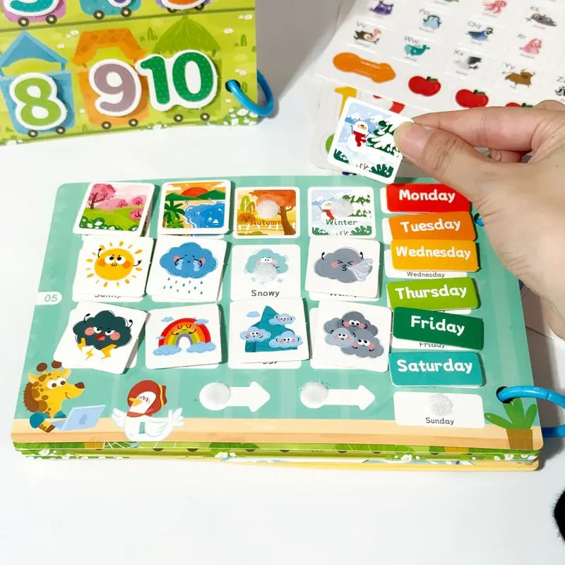 DIY Numeral Busy Book Multiple Activities - 611