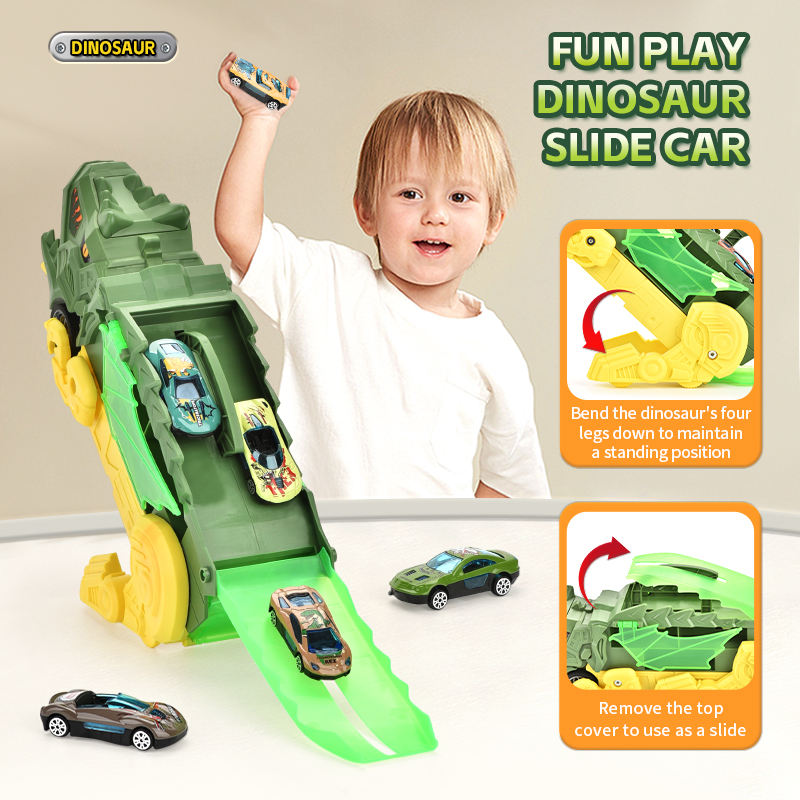 Portable Dinosaur Truck Sliding Race Cars - 302