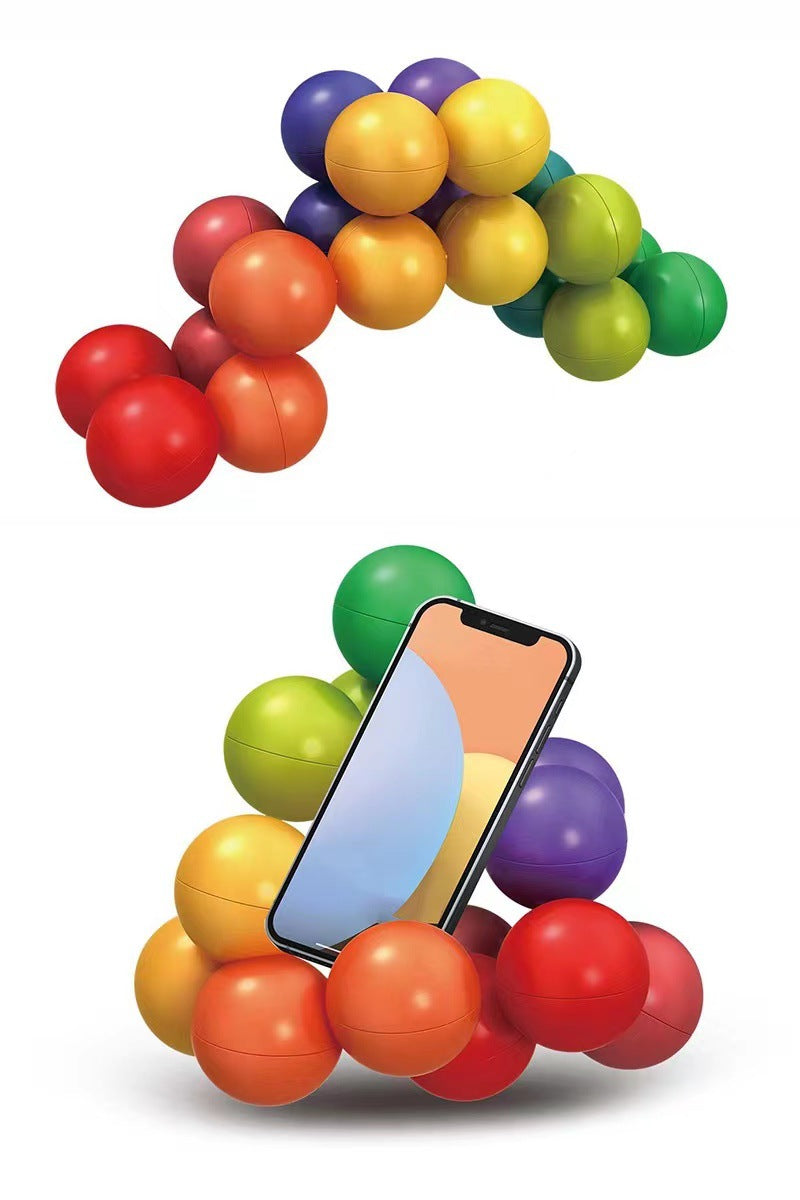 Colorful Learning Sensory Grapes Rotating Puzzle Ball - 739 - Default Title - Odeez | Educational Toys Pakistan 