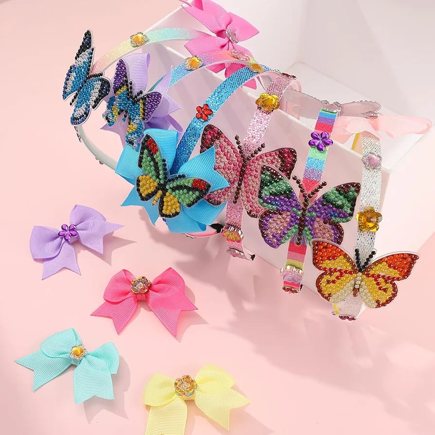 Make Your Own Butterfly Diamond Headband Kit - 510