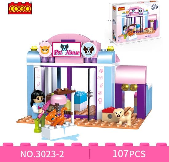 8in1 COGO Girls Fashion Street Building Blocks - 023