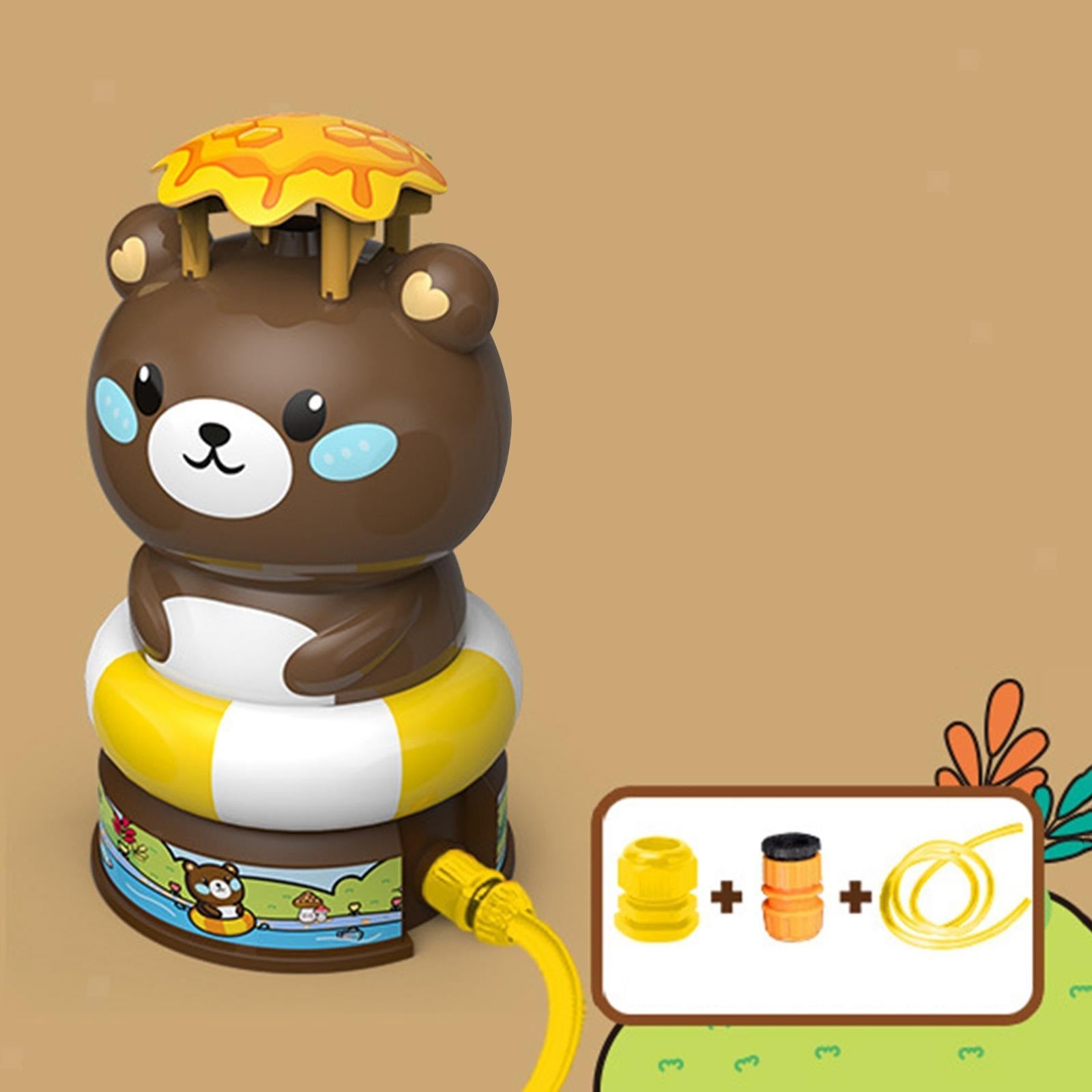 Outdoor Water Rotating Rocket Sprinkler Fountain Set - 307 - Default Title - Odeez | Educational Toys Pakistan 