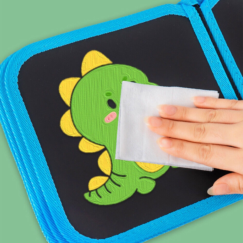 Erasable Waterproof Doodle Activity Drawing Book with 3 Pens - Default Title - Odeez | Educational Toys Pakistan 