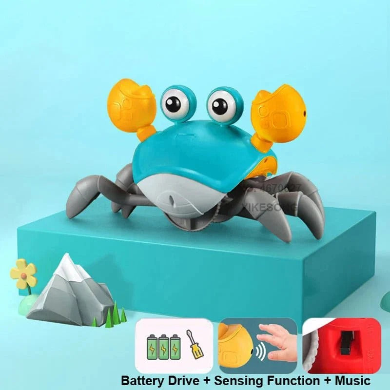 Electric Induction Rechargeable Cute Crab - 008 - Default Title - Odeez | Educational Toys Pakistan 