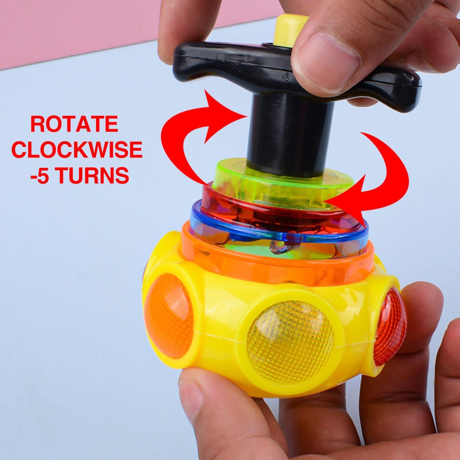 Light & Music UFO Gyro Spinning Top - 19T - Default Title - Odeez | Educational Toys Pakistan 