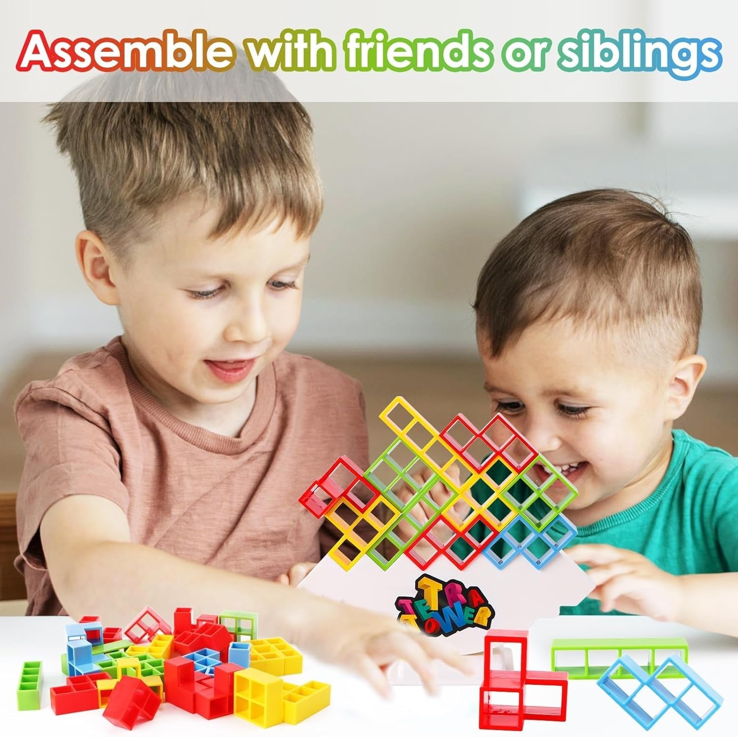 Tower balance game - Tetra Tower Stacking Fun Balance Game - 310 - Default Title - Odeez | Educational Toys Pakistan 