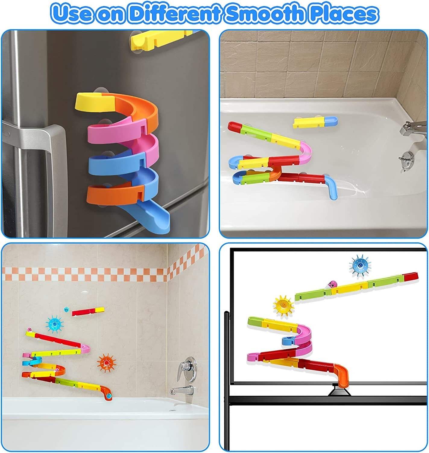 Bath Time Ball Track Water Play - 24 pieces - Default Title - Odeez | Educational Toys Pakistan 