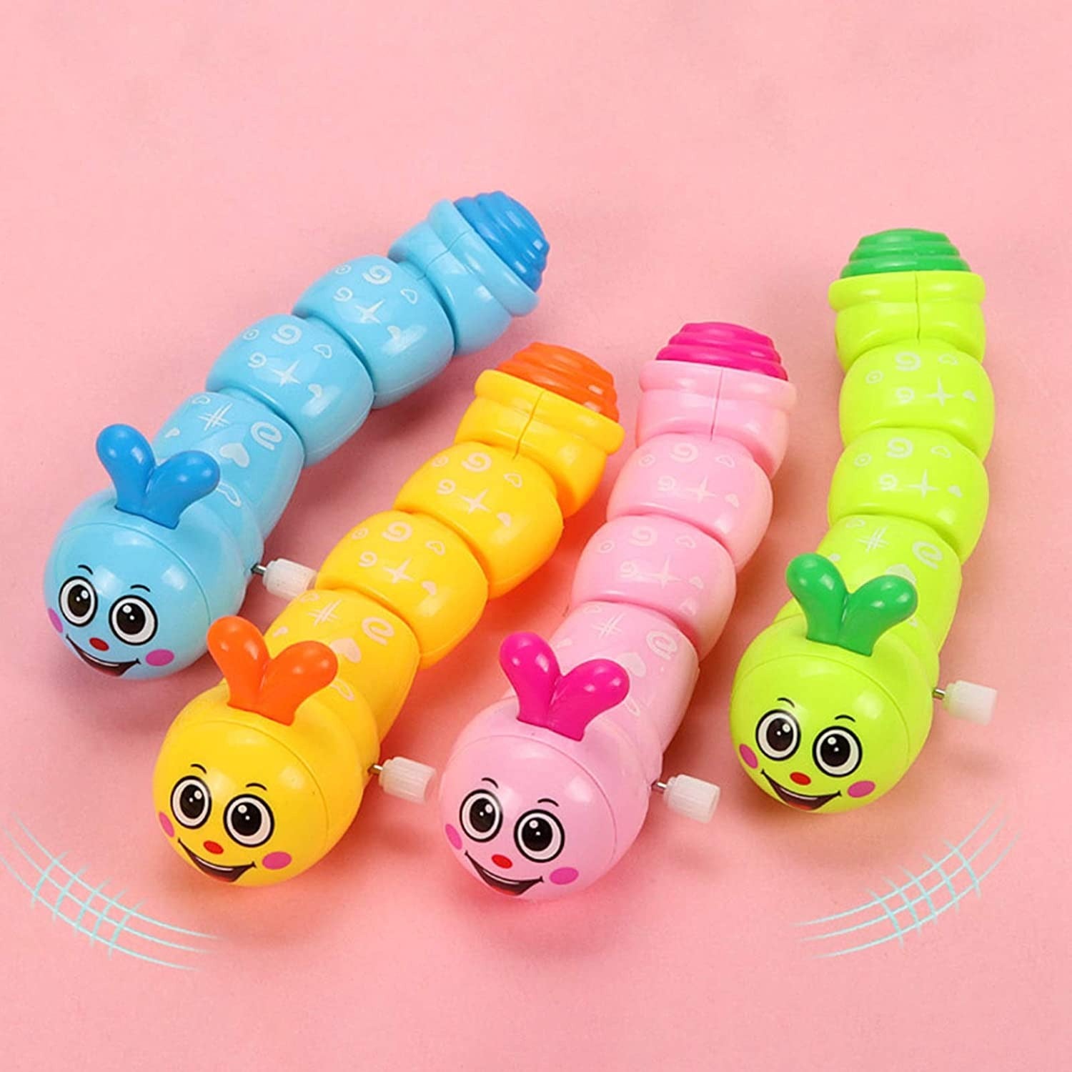 Colorful Caterpillar Wind Up Crawling Toy - 685 - Default Title - Odeez | Educational Toys Pakistan 