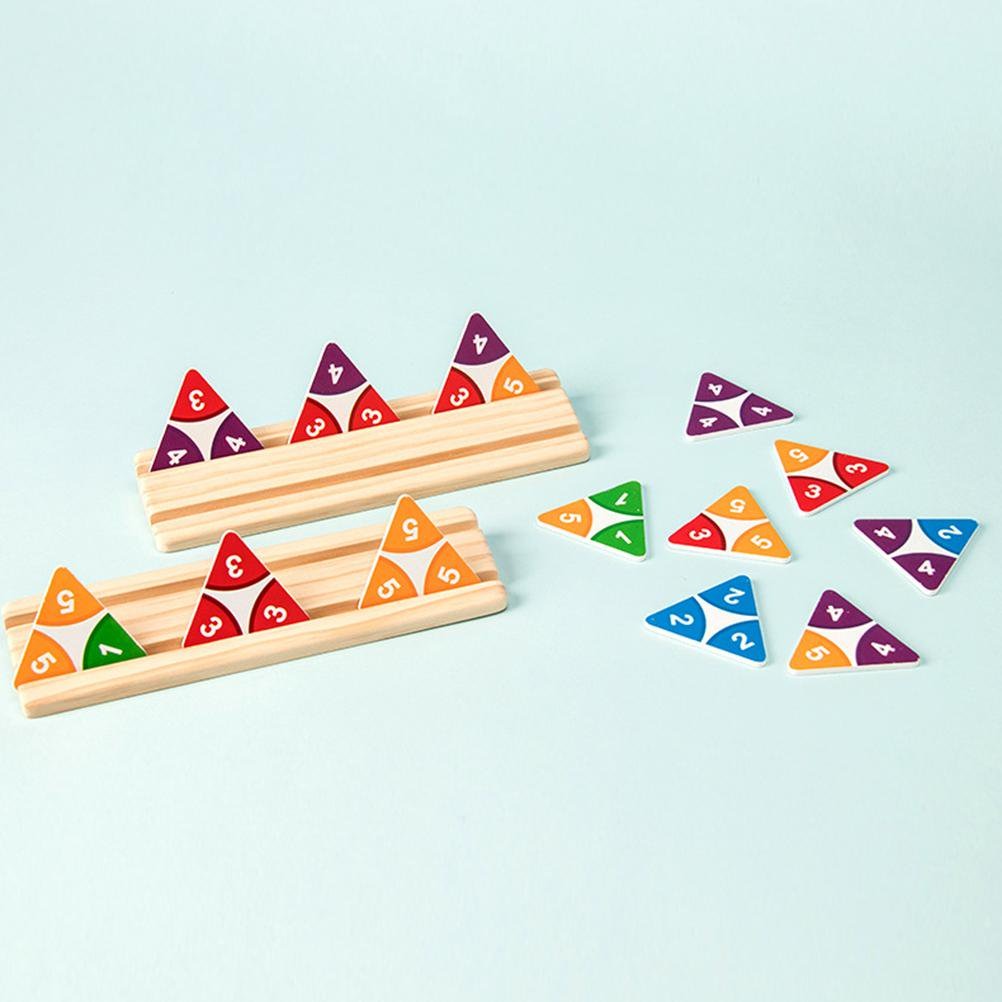 Triangle Numbers Wooden Jigsaw Puzzle - 997 - Default Title - Odeez | Educational Toys Pakistan 