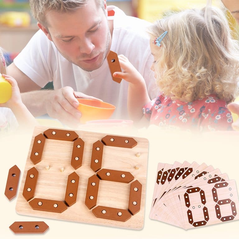 Digital Wooden Board for Addition Subtraction Learning - 032 - Default Title - Odeez | Educational Toys Pakistan 