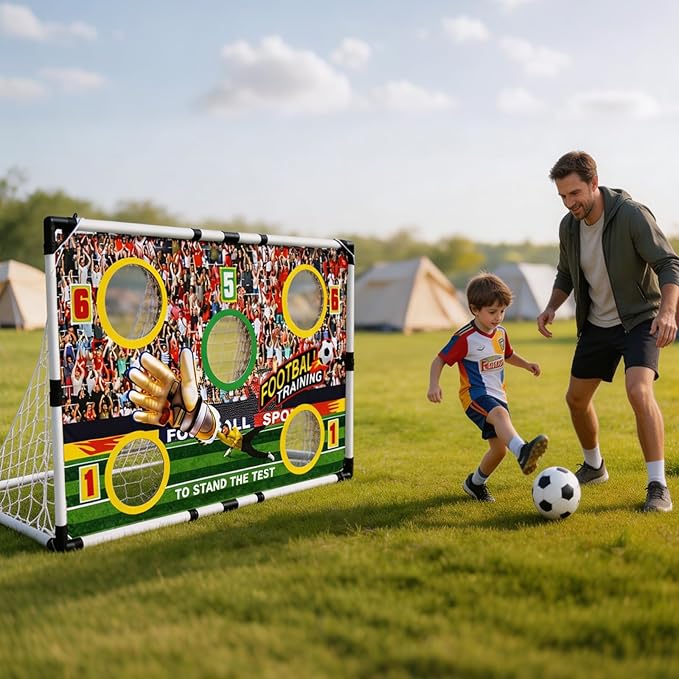 2-in-1 Football Goal & Target Training Set - 619