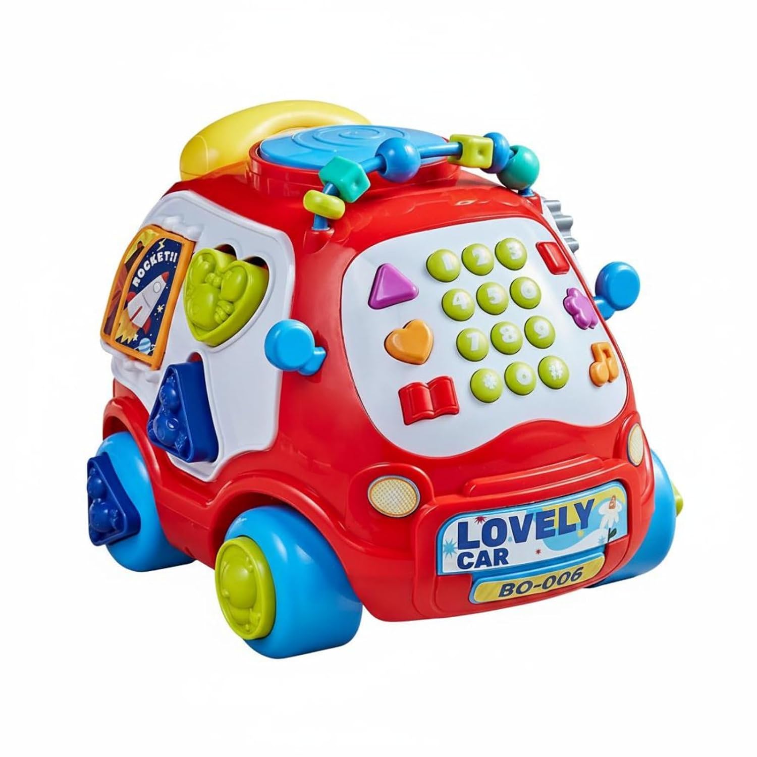 Musical Activity Car Interactive Learning and Music Toy - 619